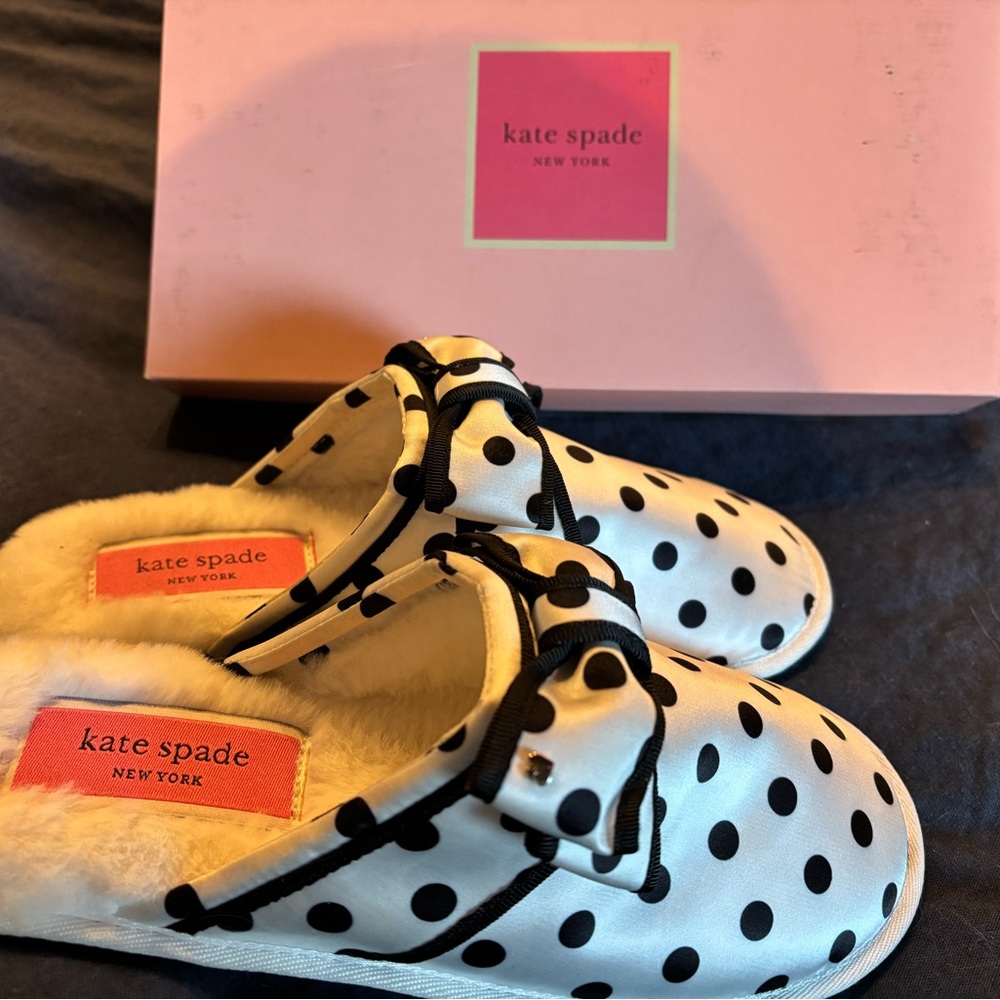 New Kate Spade Slippers with box